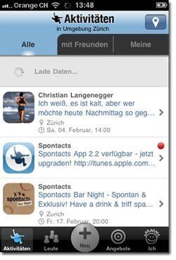 www.spontacts|2 Swiss Social Apps Put to the Test